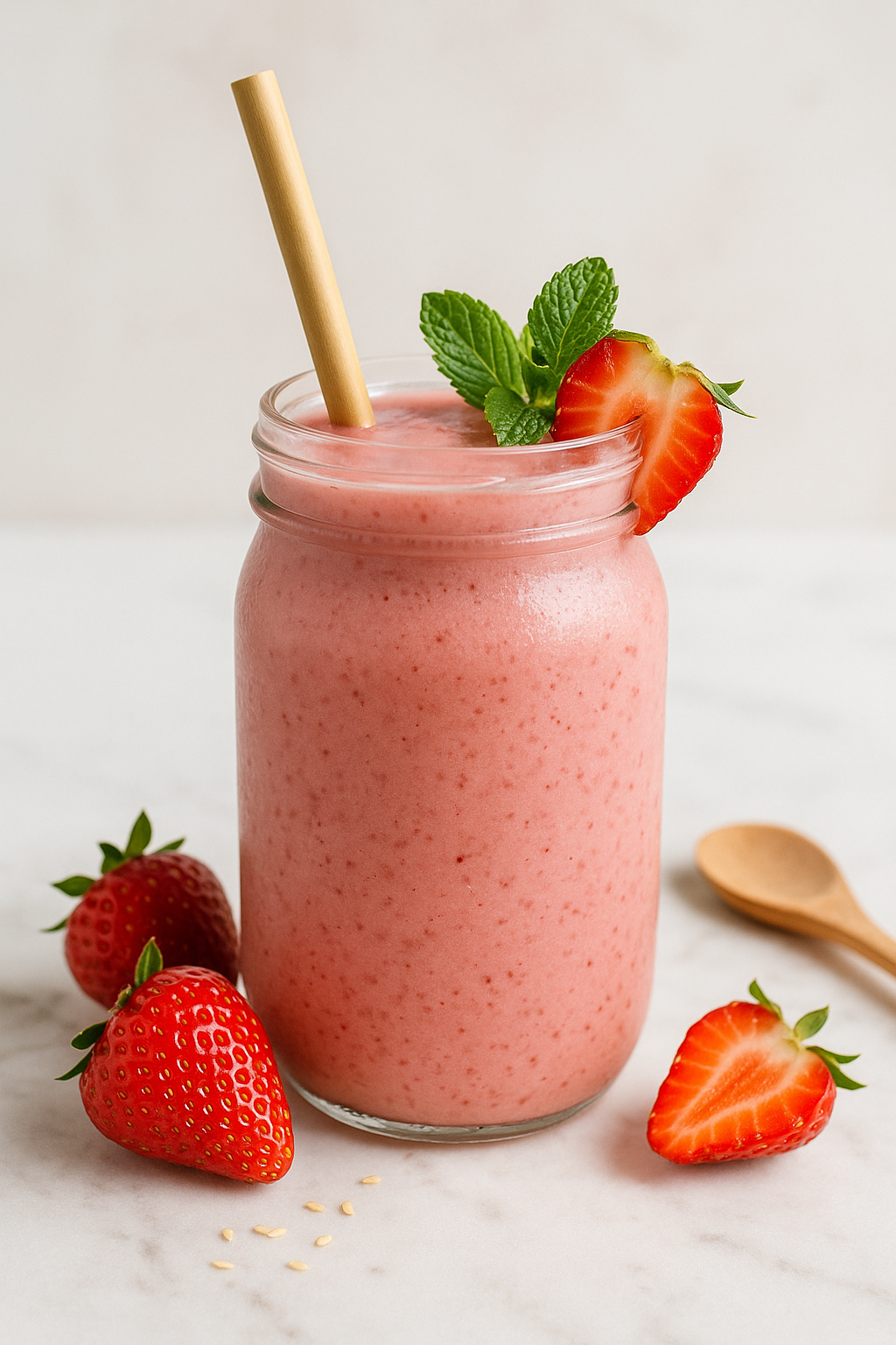 Strawberry Smoothie Drink
