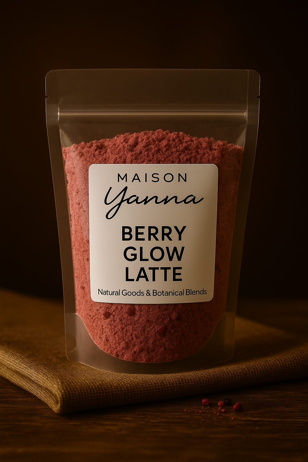 Berry Glow Latte ~ Protein